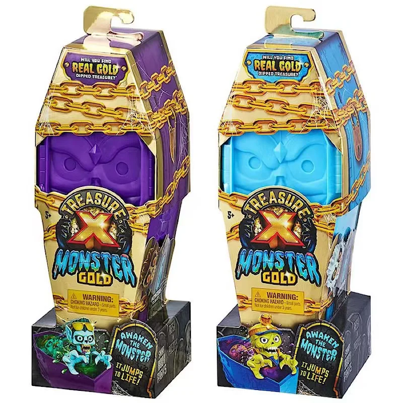 Treasure X Vampire Monster Grave Science Monster Gold Treasure Alien Toys Hobbies Action Figures Holiday Gifts for Children