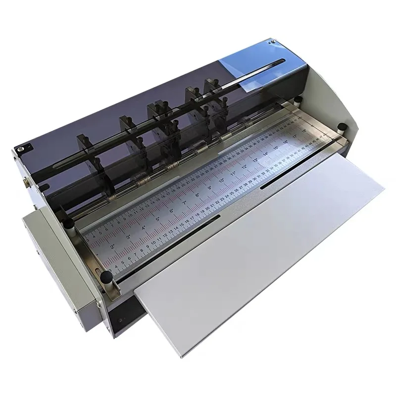 460mm Electric Paper Creaser Scorer Perforator Cutter Combo Paper Cutting Creasing Perforating machine