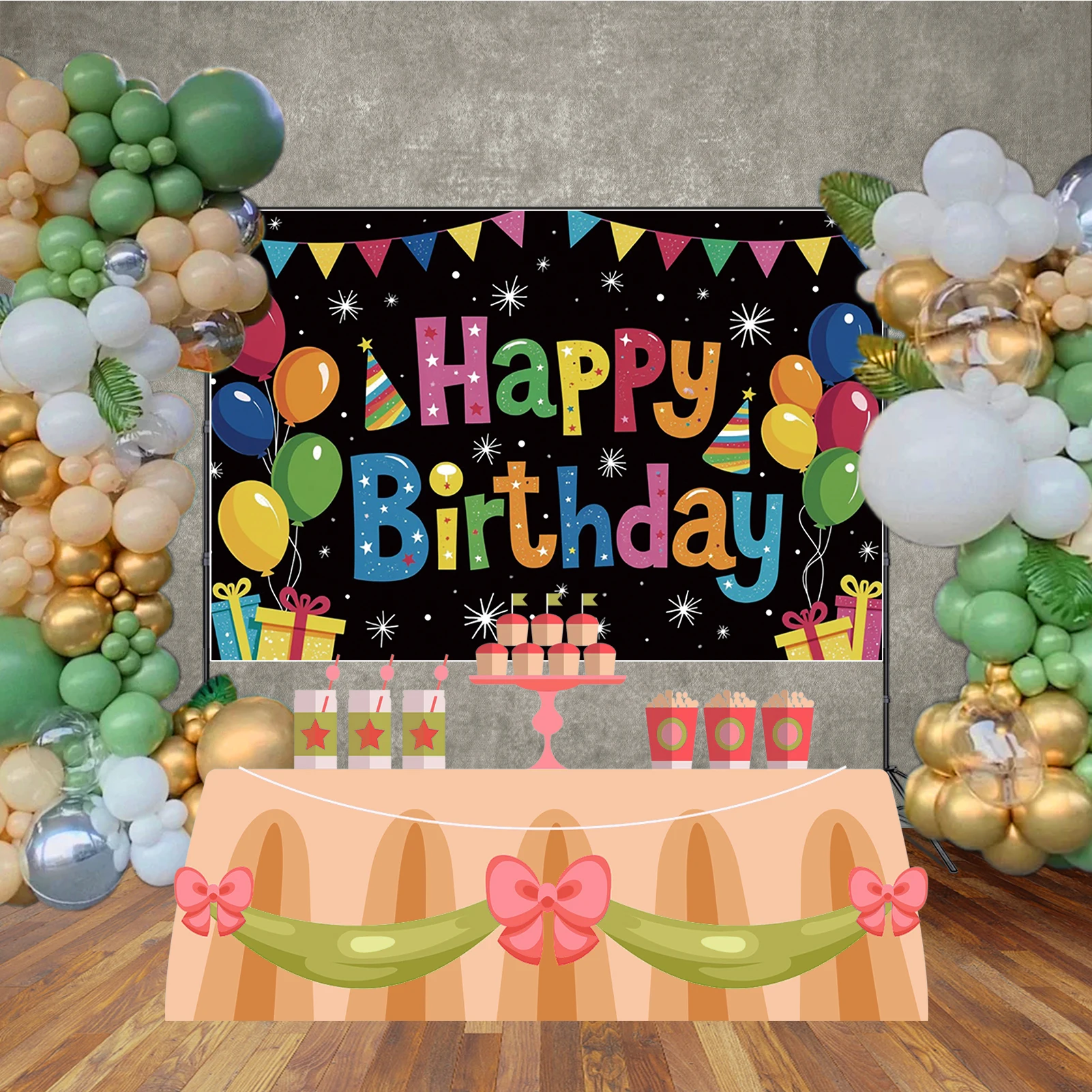 MOON.QG детский фон с изображением акулы на день рождения, черный воздушный шар, серебряная звезда, фон для фотозоны, детский студийный баннер, реквизит