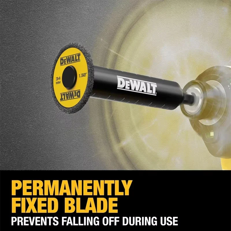 DEWALT DWAIPCIR Impact Connect PVC-Rohrschneider 34 mm mit Skala innen, Hilfsschneidwerkzeug, Aufsätze, Säge