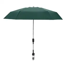 Parasol con Clip para cochecito de bebé, sombrilla para silla de paseo, con abrazadera, UPF 50