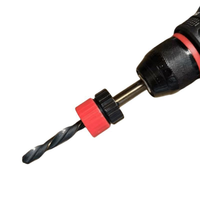 CYCLI-3Pcs Adjustable Drill Stop Set For Drill Bits Woodworking Tools Countersink Drill Depth Stopper Collar