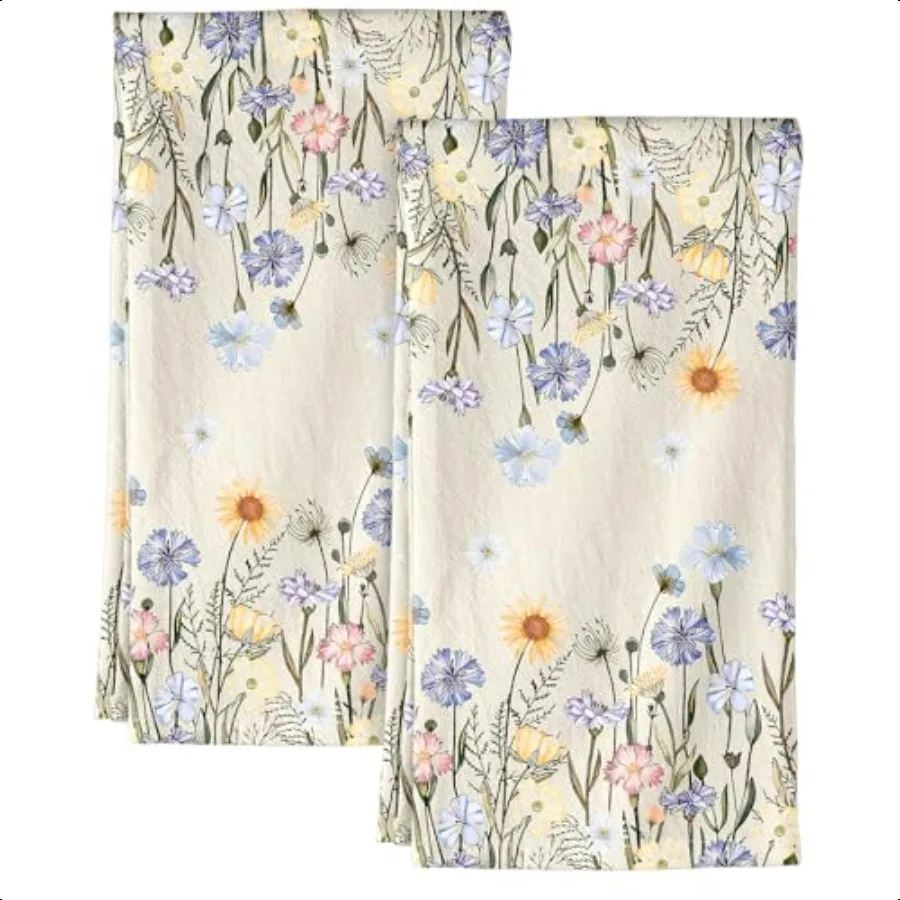 

Flour Sack Kitchen Towels Set of 2 Cotton 18x26 Inch