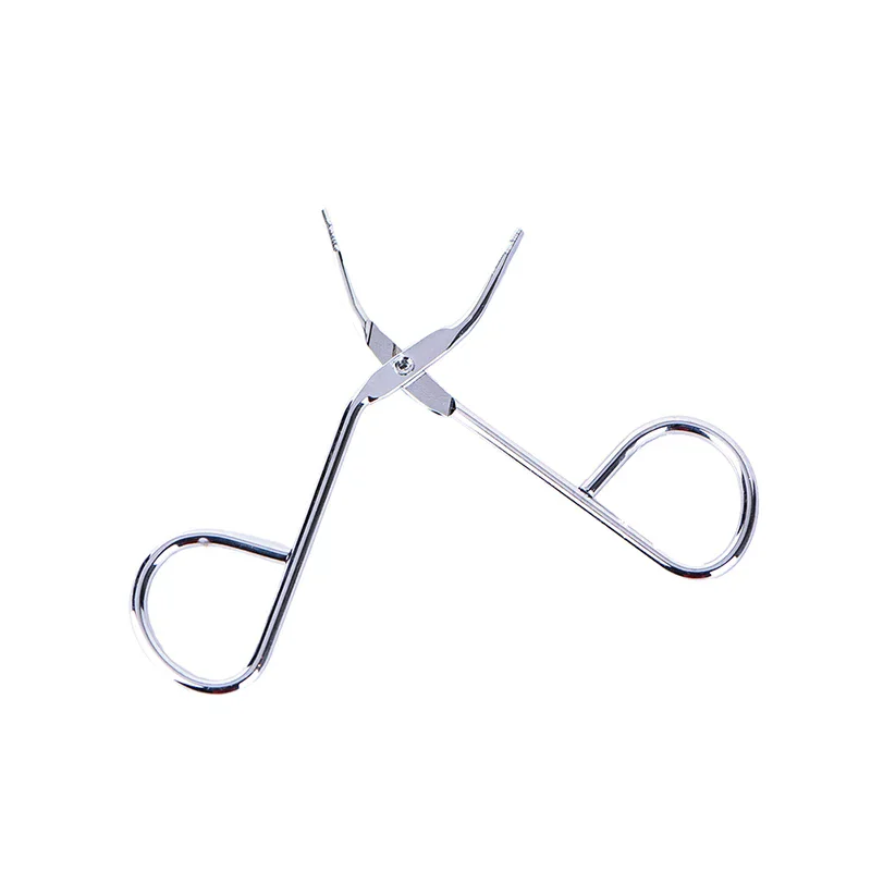 /YOV/Scissors Flat Tip Eyebrow Tweezers Clamp Clipper Stainless Removal Tool, New