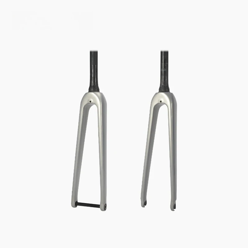 

Road bike full carbon fiber fork disc brake ultra-light 32C vertebral tube barrel shaft quick release