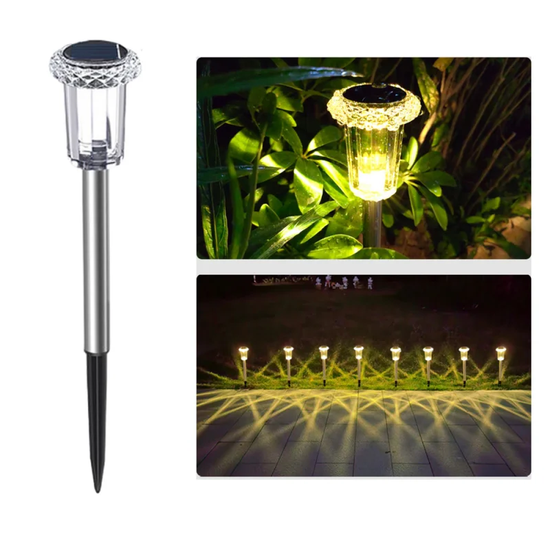 Outdoor Solar Lights Garden Lights Solar Powered Lamp Lantern Waterproof Landscape Lighting Pathway Yard Lawn Garden Decoration