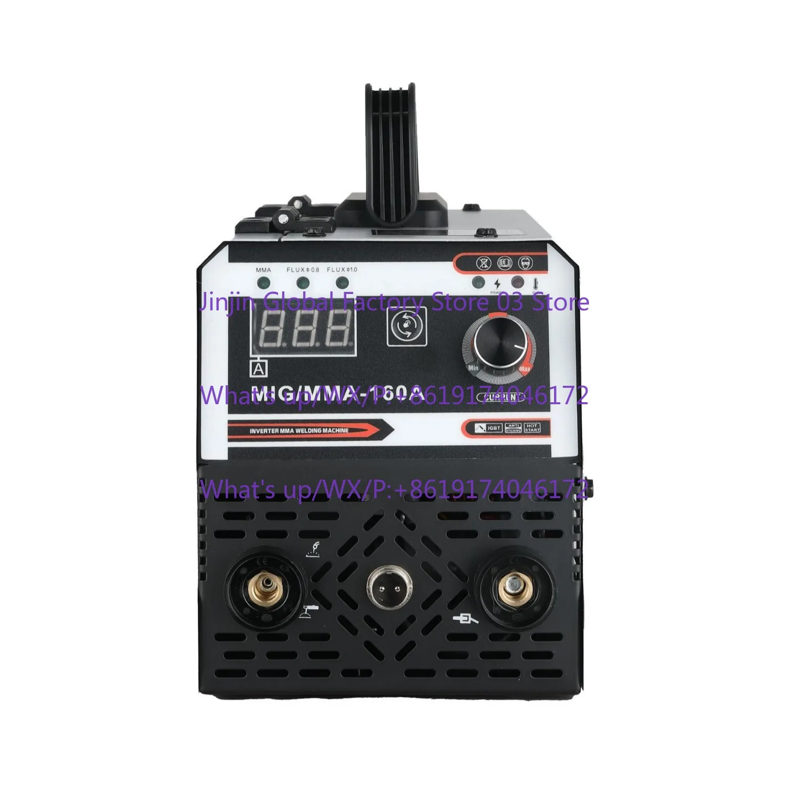 

Spot 120A US standard wide voltage 110-220V including accessories 1kg airless two-guarantee welding machine MIG/MMA-160A