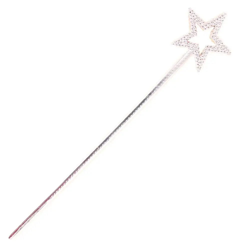 

6 pcs Fairy Wand Plastic Pentagram Wands Princess Party Birthday Favors Decoration Child Electroplating