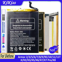 Battery for Ulefone Armor 2 3 5 6 7 8 9 9E 10 11 11T X X8 X6 X2 X3 X5 X7 Pro Armor3 Armor4 Armor5 Batterij + Track NO.