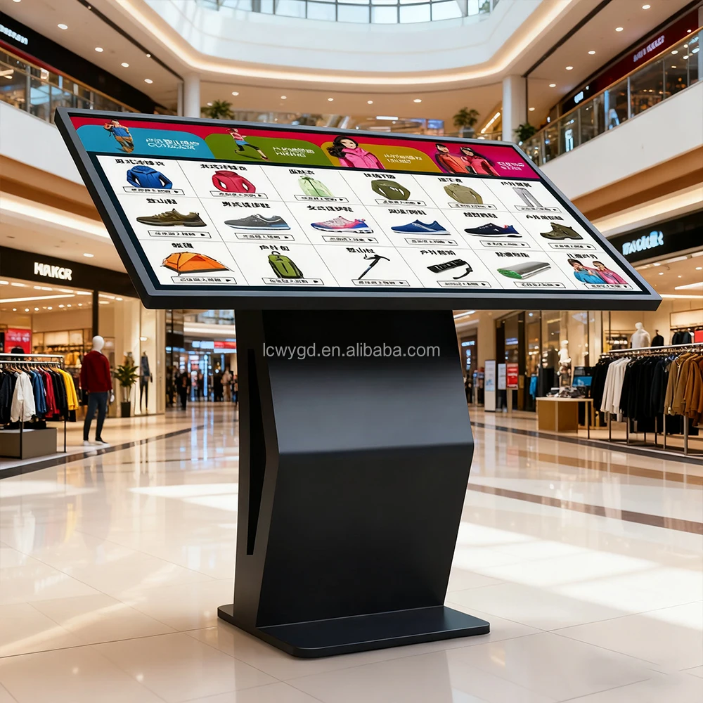 

50/55Inch Touch Screen Kiosk Digital Screen Self Service Kiosk Touch All In One Windows Information Kiosk