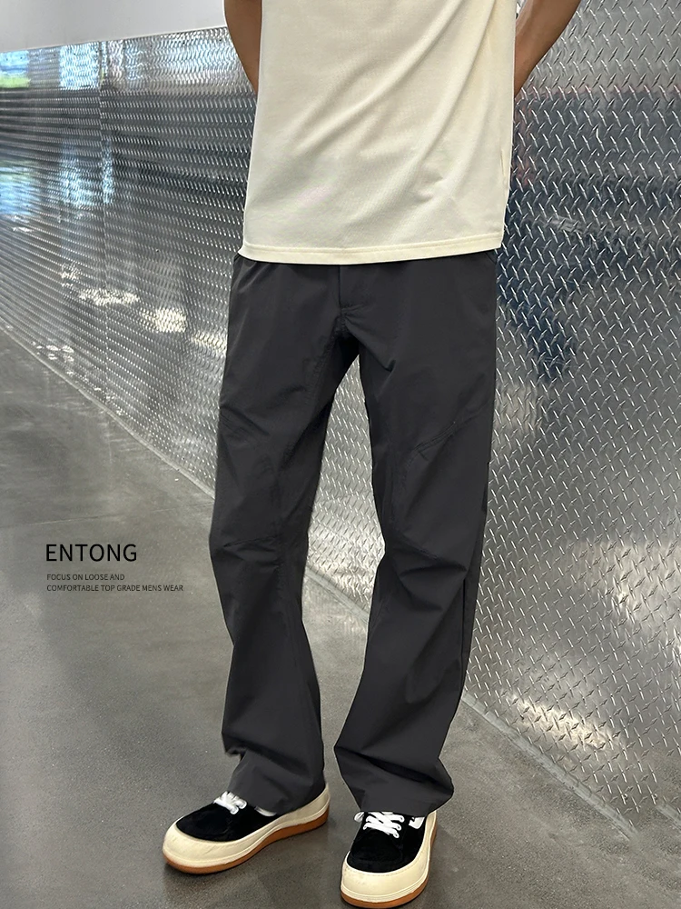 

Мужские повседневные брюки American Sle, облегающие брюки Qui Dry для пешего туризма, альпинизма, длинные брюки, весна-осень, Новое поступление