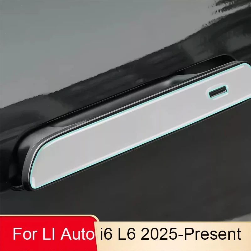 

4PCS Car Drip Glue Door Handle Cover For LI Auto i6 L6 2025-Present Anti Scratch Protect Auto Exterior Decoration Accessories