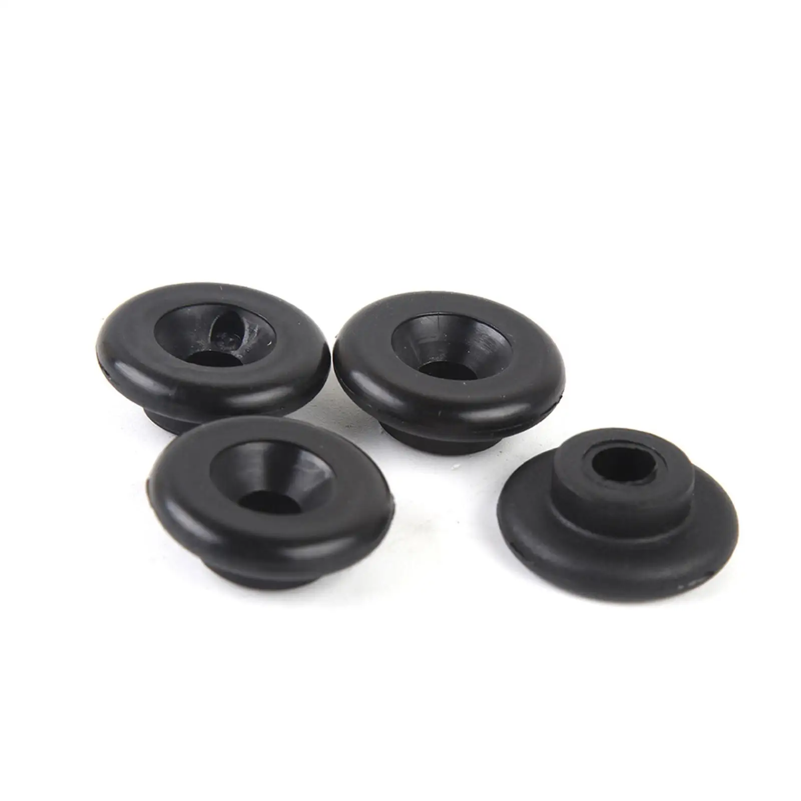 12Pcs Motorcycle Luggage Bushing Pad ,Universal 4 Set CNC Aluminum Trunk