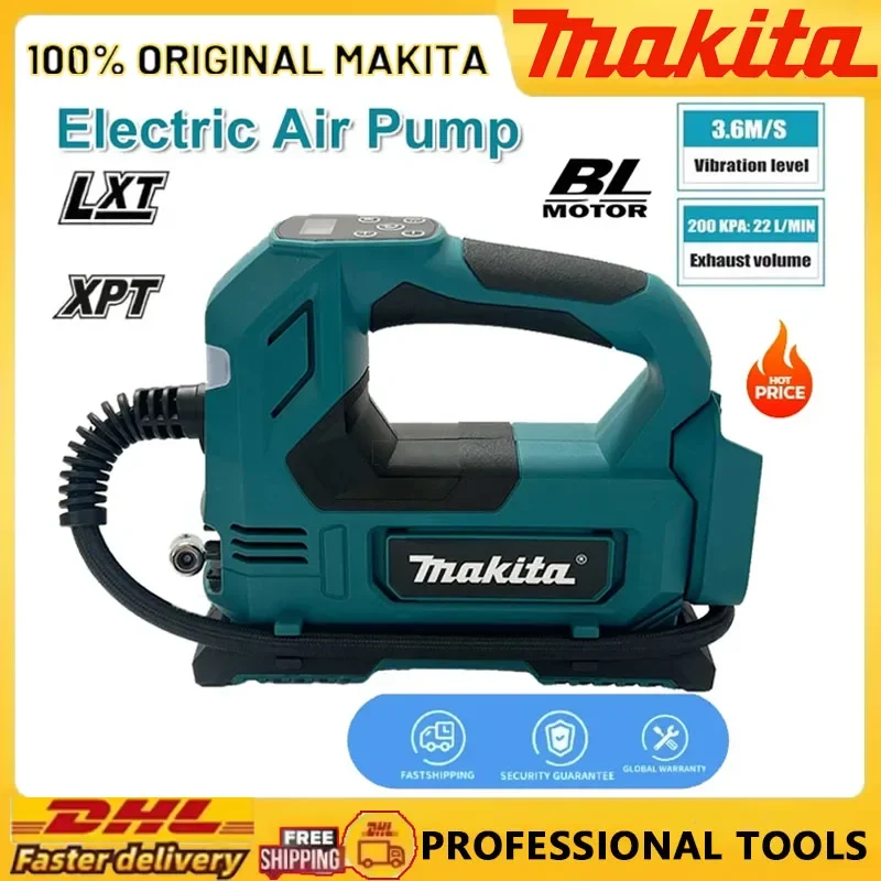 

Makita Pump Handheld Air Compressor Portable Cordless Tire Inflator 18V Battery Electric Air For Car Bicycle Tires Ball