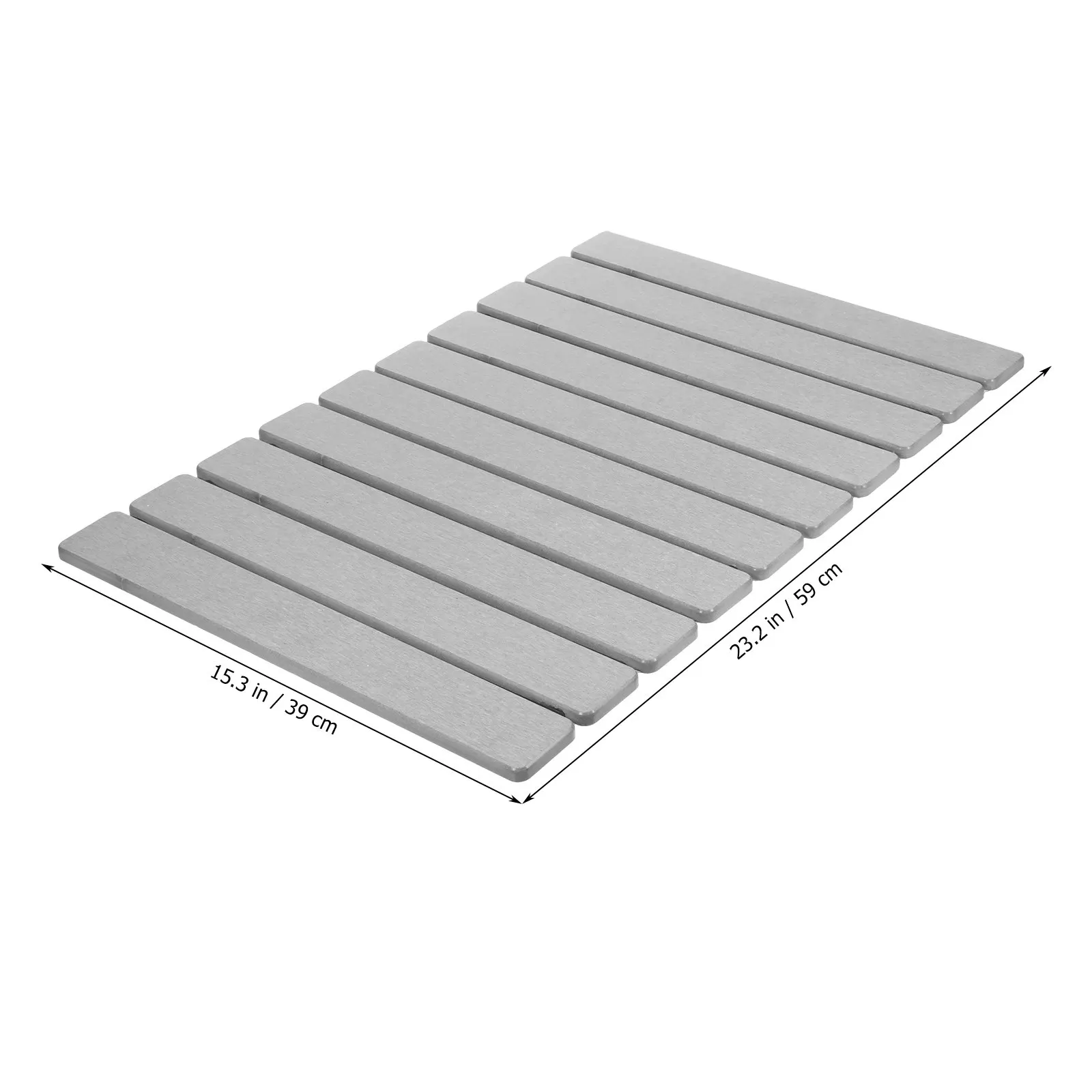 Large Stone Dish Drying Mat Kitchen Countertop Foldable Water Absorbent Diatomaceous Earth Drying Mat for Dishes Sink Area