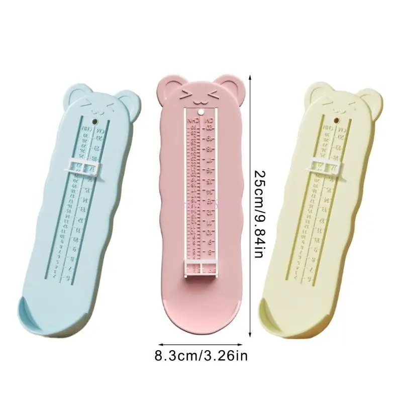 Y1ub bayi panjang pengukur bayi meter alat untuk pemilihan ukuran sepatu yang mudah