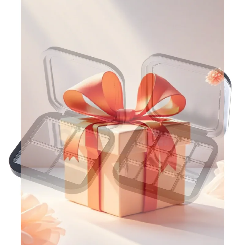 【HBA】Pusta Paleta do Makijażu z Magnetycznym Zapięciem i Lustrem, Cień do Powiek, Róż, Matowa Czarna Pudełko z Pojemnikiem na Kosmetyki, Pojemnik na Róż