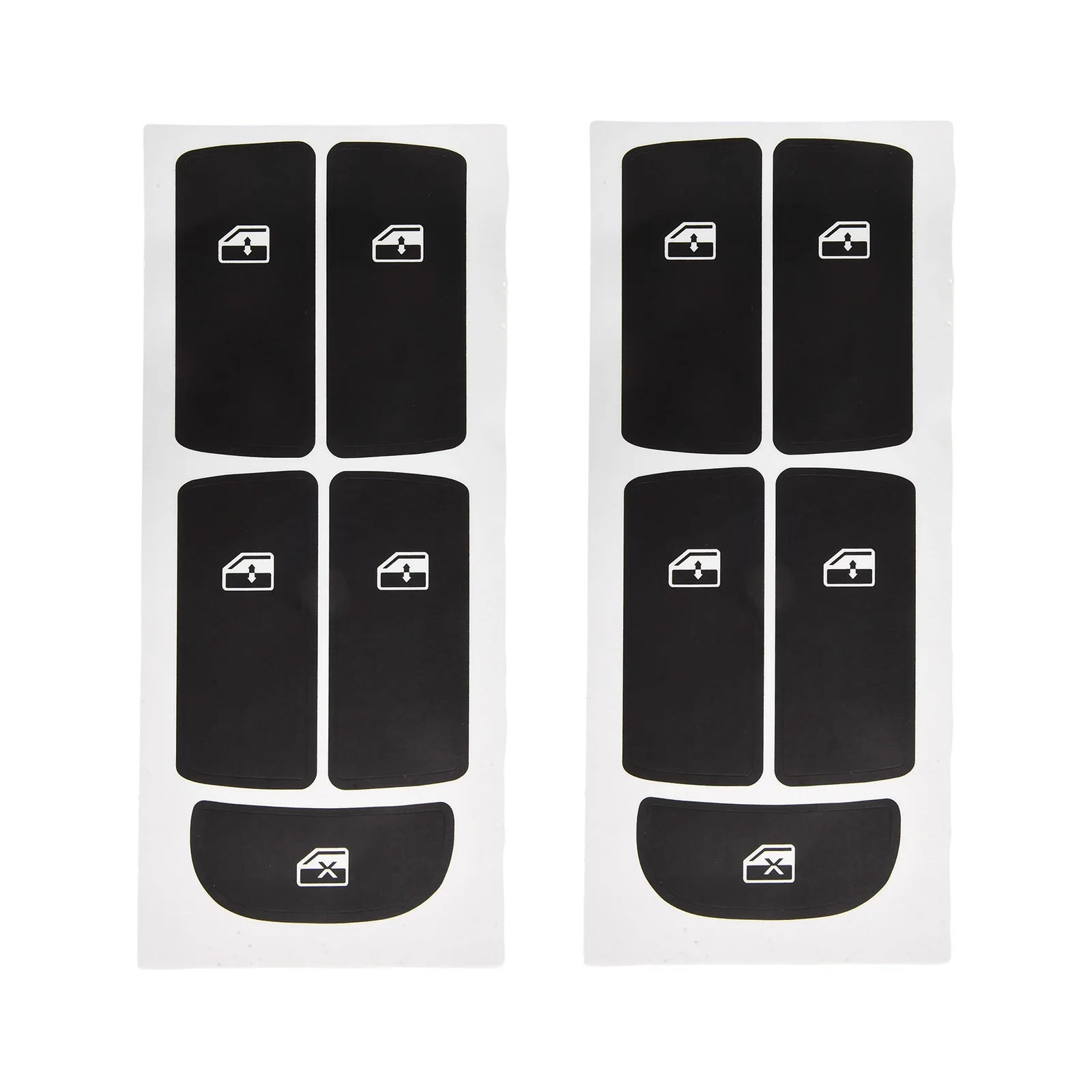 Pegatina de botón de ventana de coche para SAAB 2003-2012, pegatinas de botón de Panel de Control, juego de reparación, pegatinas interiores de coches, accesorios para automóviles