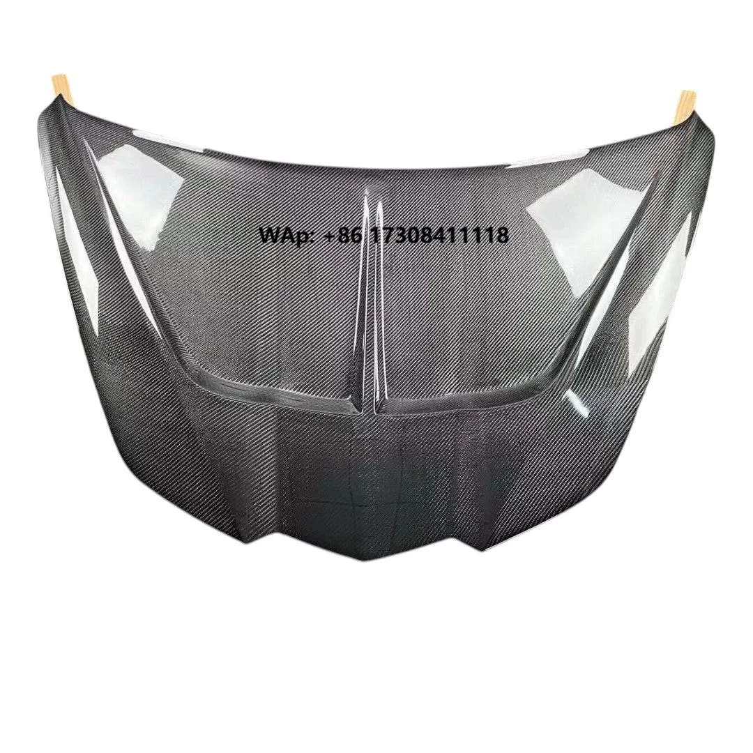 

Auto Parts New ST Style Carbon Fiber Engine Hood Bonnet for C8 Modified Front Hood Car Exterior Parts
