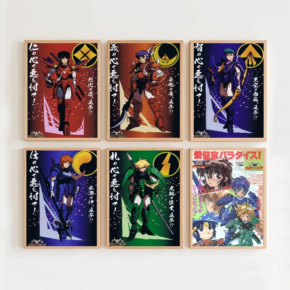 YoR-oiDe-n-SamuR-ai TR-oope-R-s Popular Anime Posters Artwork Home Decor Minimalist Aesthetic Art Gift For Fan Canvas Painting