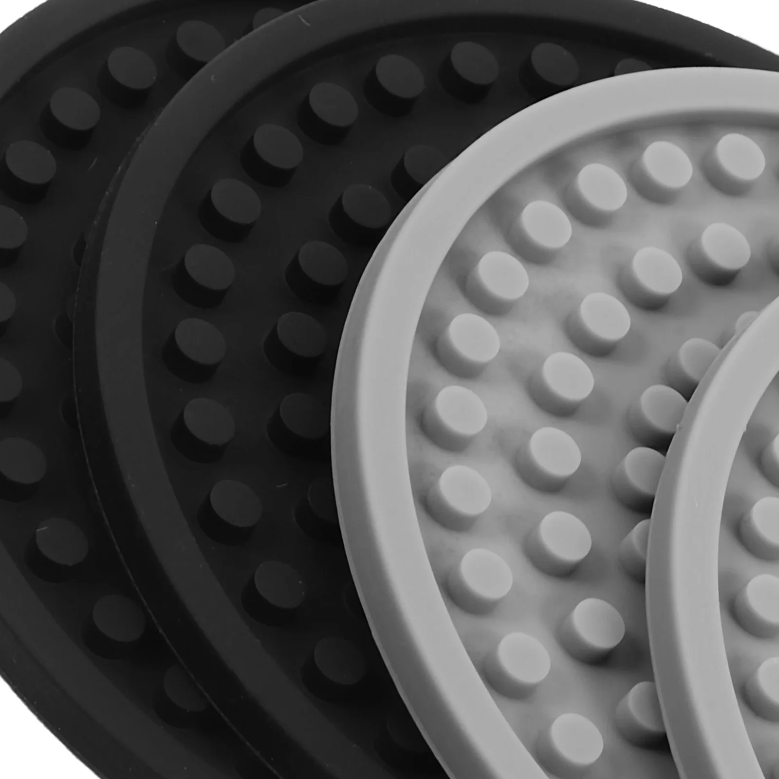 

4Pcs Silicone Cup Holder Coasters Anti-Slip Car Drink Mat Insulated Universal Fit for Vehicle Interior Truck Accessories