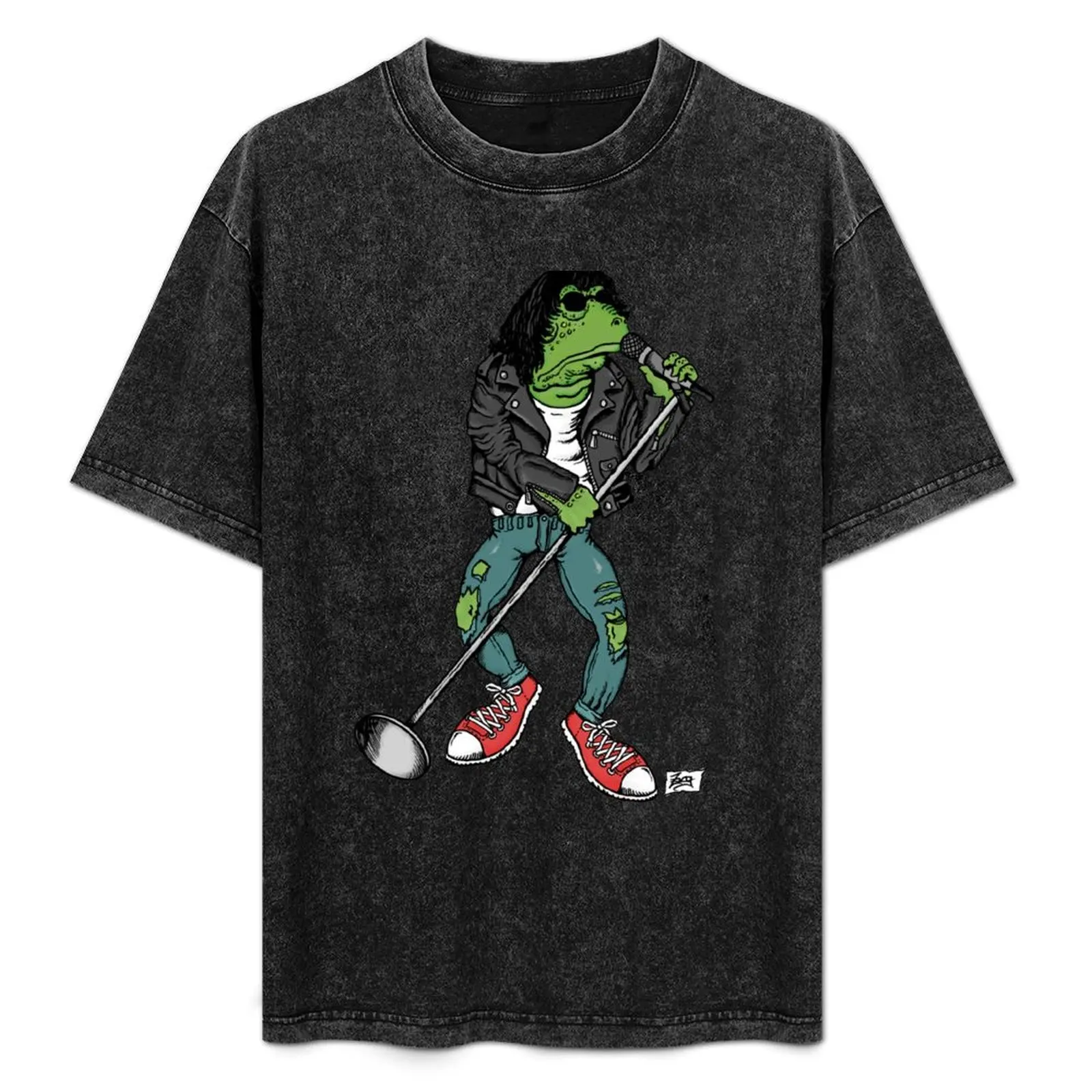 

Frog N Roll Highschool T-Shirt Casual Basic Short Sleeve T-Shirt
