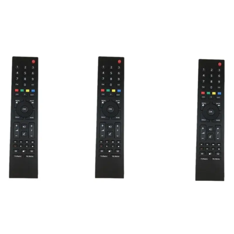 3X Remote For Grundig SMART LCD TV Replace Remote Control RC3214801 02 TS1187R-5 TS1187-Y41A