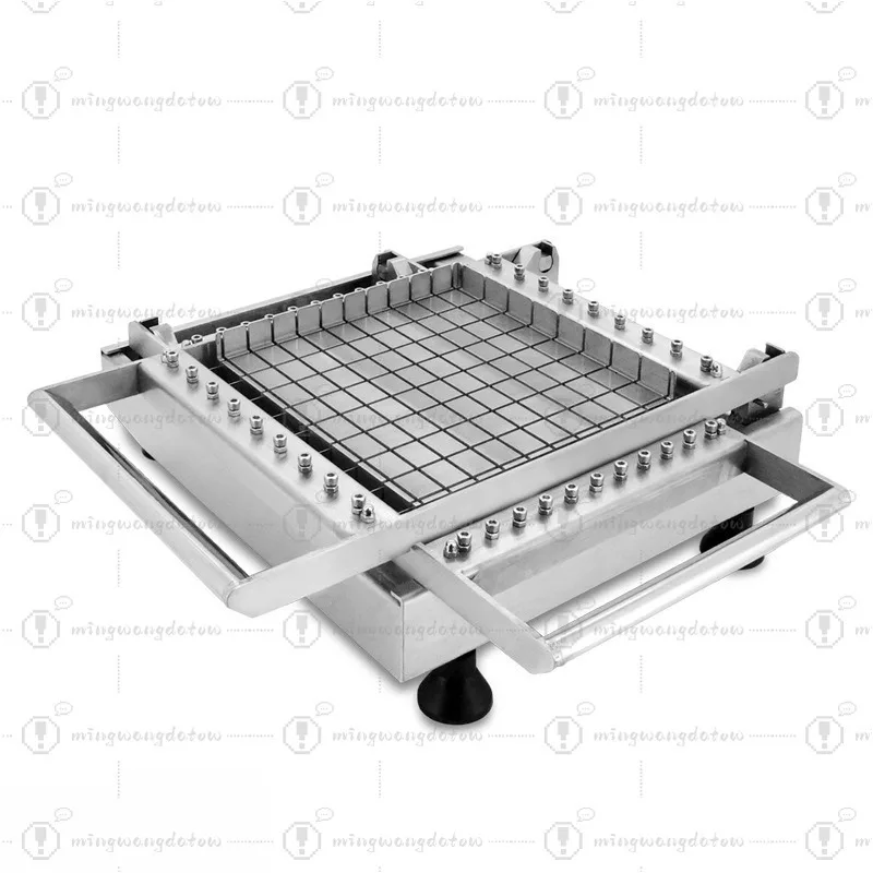 304 Stainless Steel Manual Chocolate Cutting Machine Manual Slicer Cutter for Raw Chocolate Candy Block Slice and Cube Cutting
