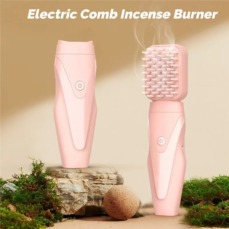 【LAST CHANCE】Electric Comb Burner Arabic Comb Hair Bakhoor Burner Mabkhara For Home Office Car Rechargeable Portable