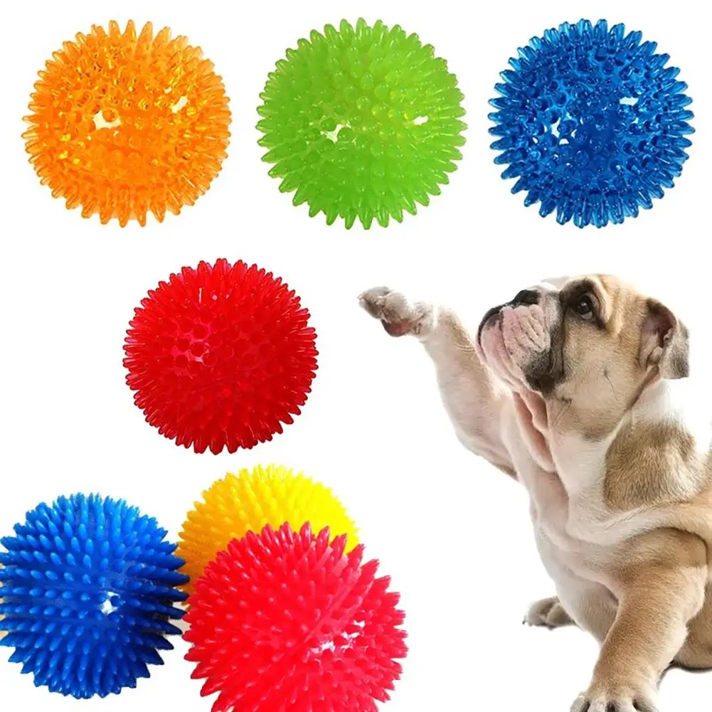 

Pet Squeaky Balls Bite-resistant Chew Toys Balls Interactive Training Pet Toys For Small Medium Dogs Pet Supplies