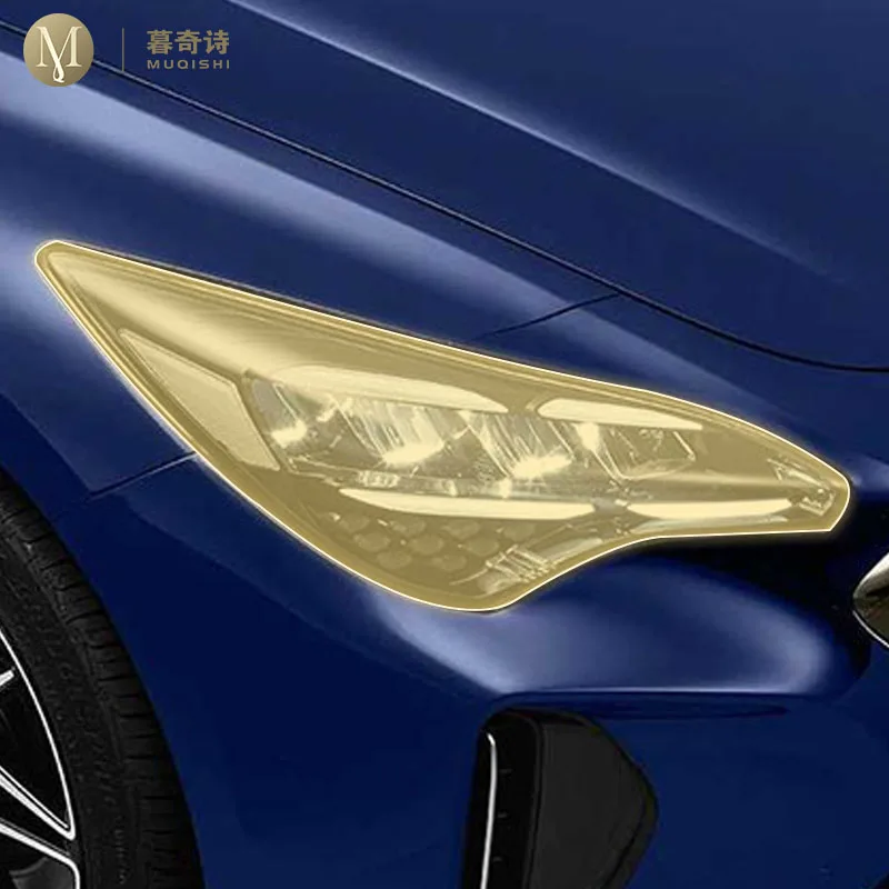 

For Kia Stinger 2021-2024 Pre cutting Car Exterior Headlights PPF transparent protective film TPU scratch resistant film