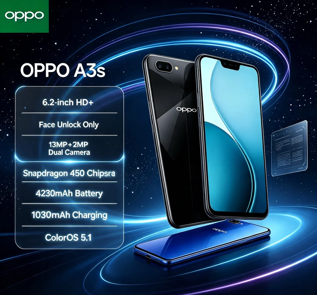 Najnowszy model 2026 OPPO A3s  – Photography Sim recenzja i cena