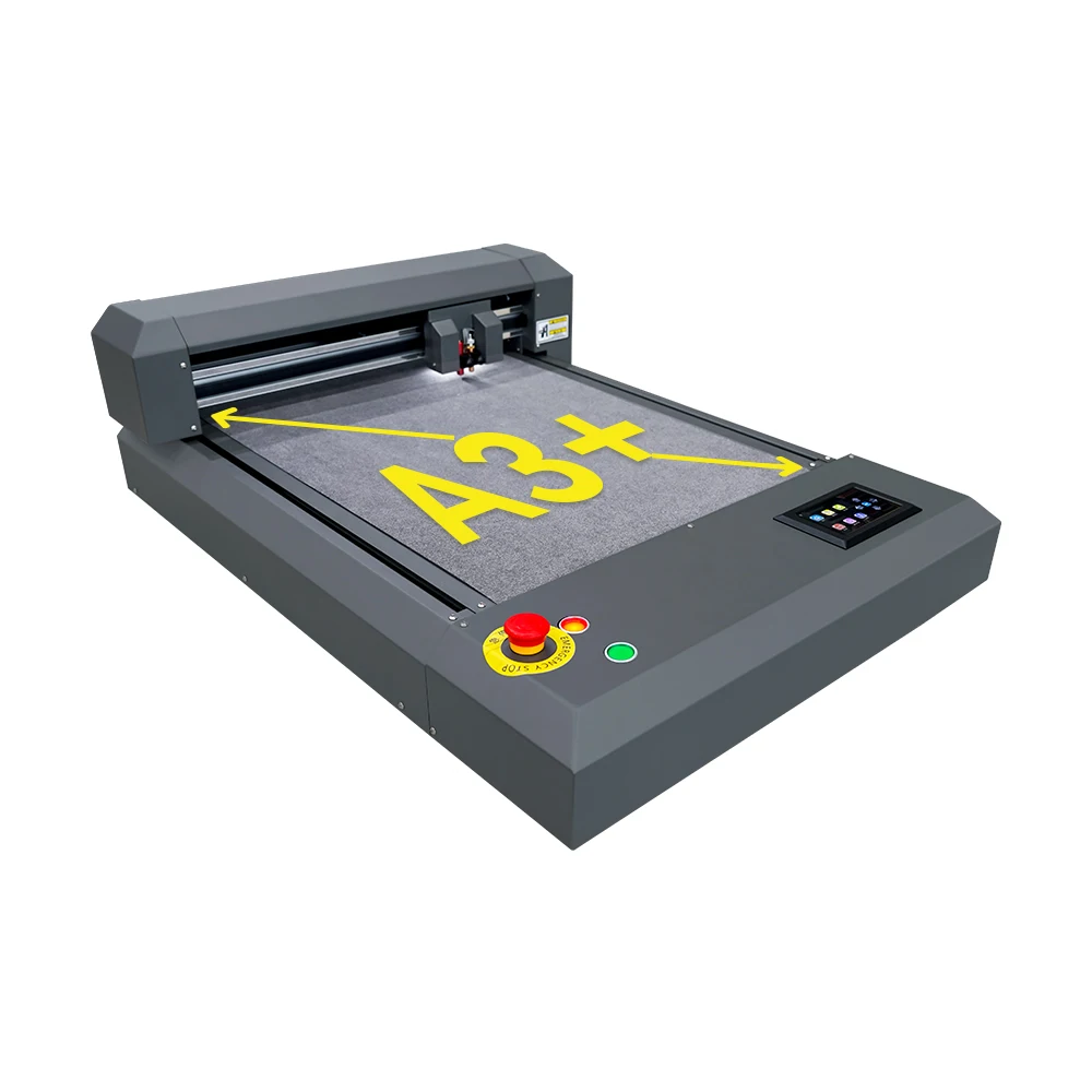 3550 Dual Head Flatbed Die Cutting Machine Paper Vinyl Sticker & Label Box Cutter Crystal Label Plotter With Pump Core Component