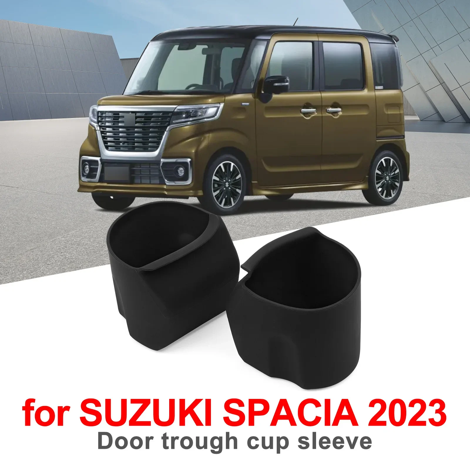 Applicable to 23 Suzuki Spacia co-pilot storage table tray main driver silicone pad mk54 water cup seat cup holder