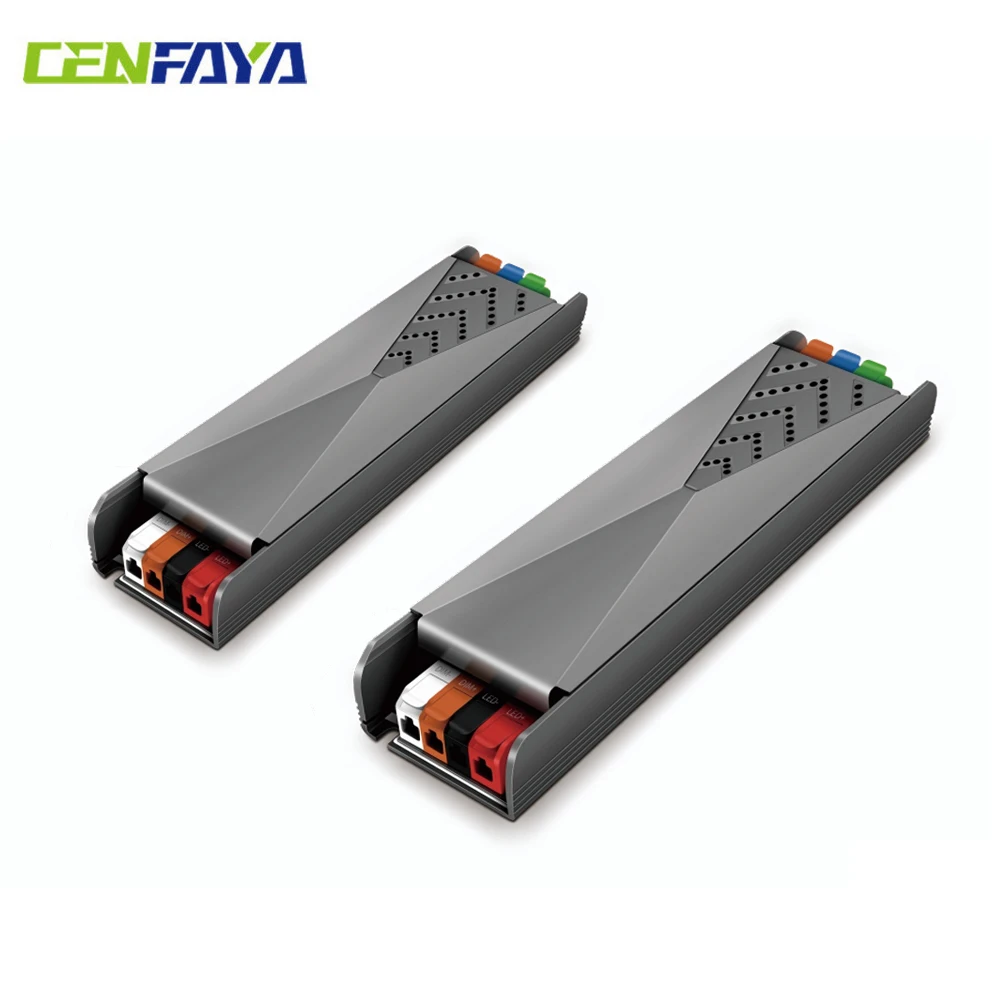 CENFAYA Dimmable Led Driver 100W 200W  AC 180V-265V to DC 24V Transformer TRIAC / 0-10V 2-in-1 Dimming LED Power Supply Dimmer
