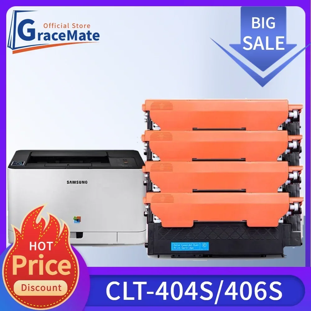 4 Color CLTK404S CLT-K404S CLT 404S Toner Cartridge for Samsung Xpress SL C430 C430W C480 C480W C480FW C480FN SL-C480 SL-C480FW