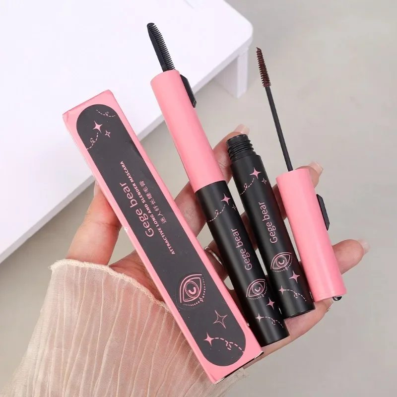 Black Brown Eyelash Comb Mascara Makeup Waterproof Double-head Curling Lengthening 3D Eyelash Extension Mascara Lashes Cosmetic