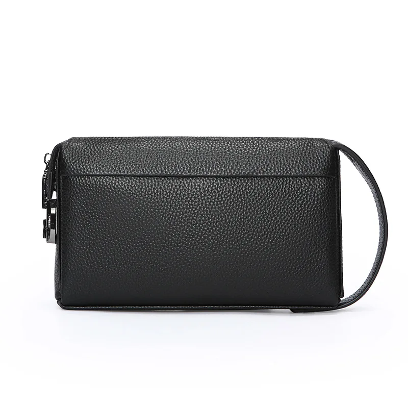 New Men's Combination Lock Anti-Theft leather Clutch Bag Handbag Business cowhide Wallet 6-Slot Card Phone Bag Bolso Hombre Sac