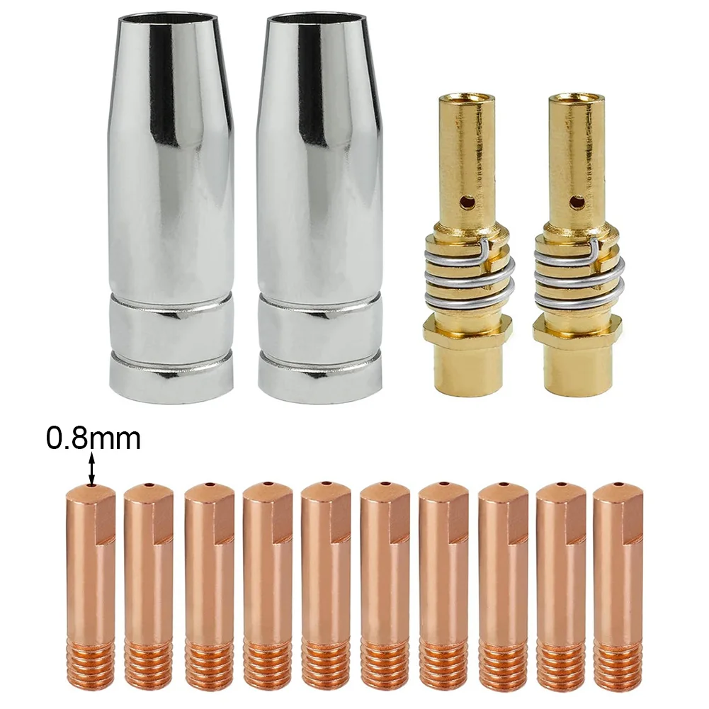 14pcs MIG Welder MB15 AK MIG Welding Torch Accessory Contact Tip High-selling Tool Accessories High-selling Tool Accessories