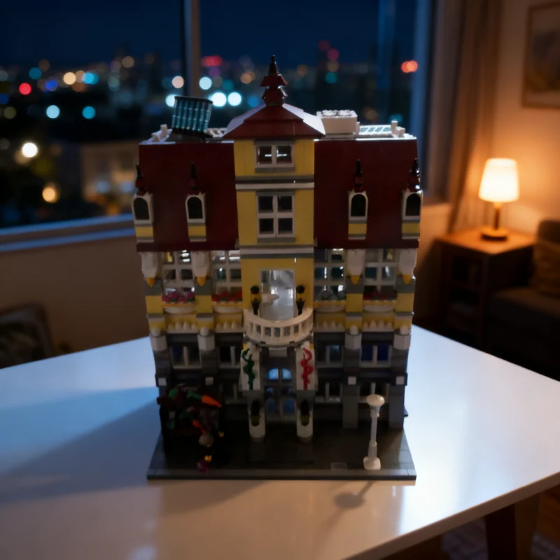 

3053pcs MOC Modular Hospital Streetscape Model Building Blocks Creative Display Gift Collectible Decor Kids Premium Adult Desk