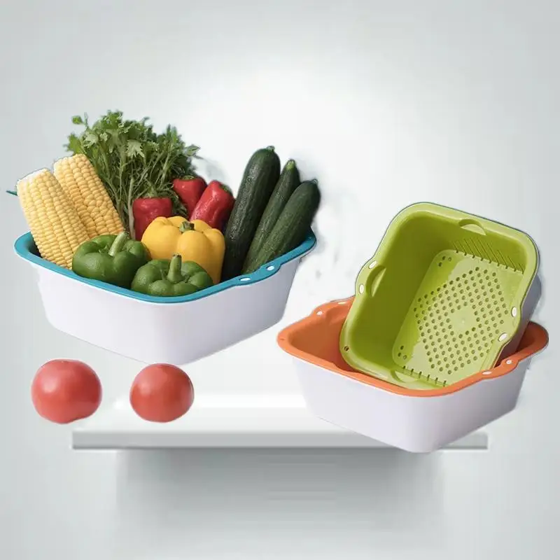 CHAHUA Double Layer Drainage Basket - Large, Small and Medium Sizes for Ultimate Convenience and OrganizationIntroducing the CH