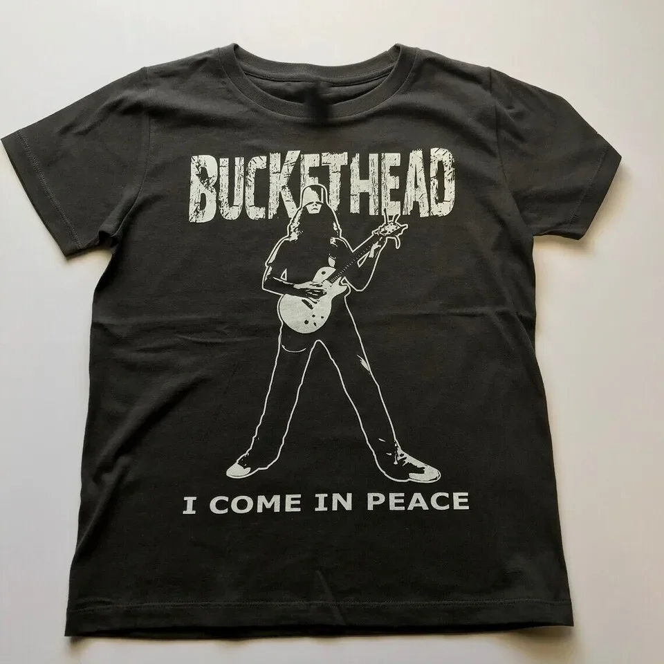 I Come In Peace Buckethead Cotton Black S-4XL Unisex Shirt TT507