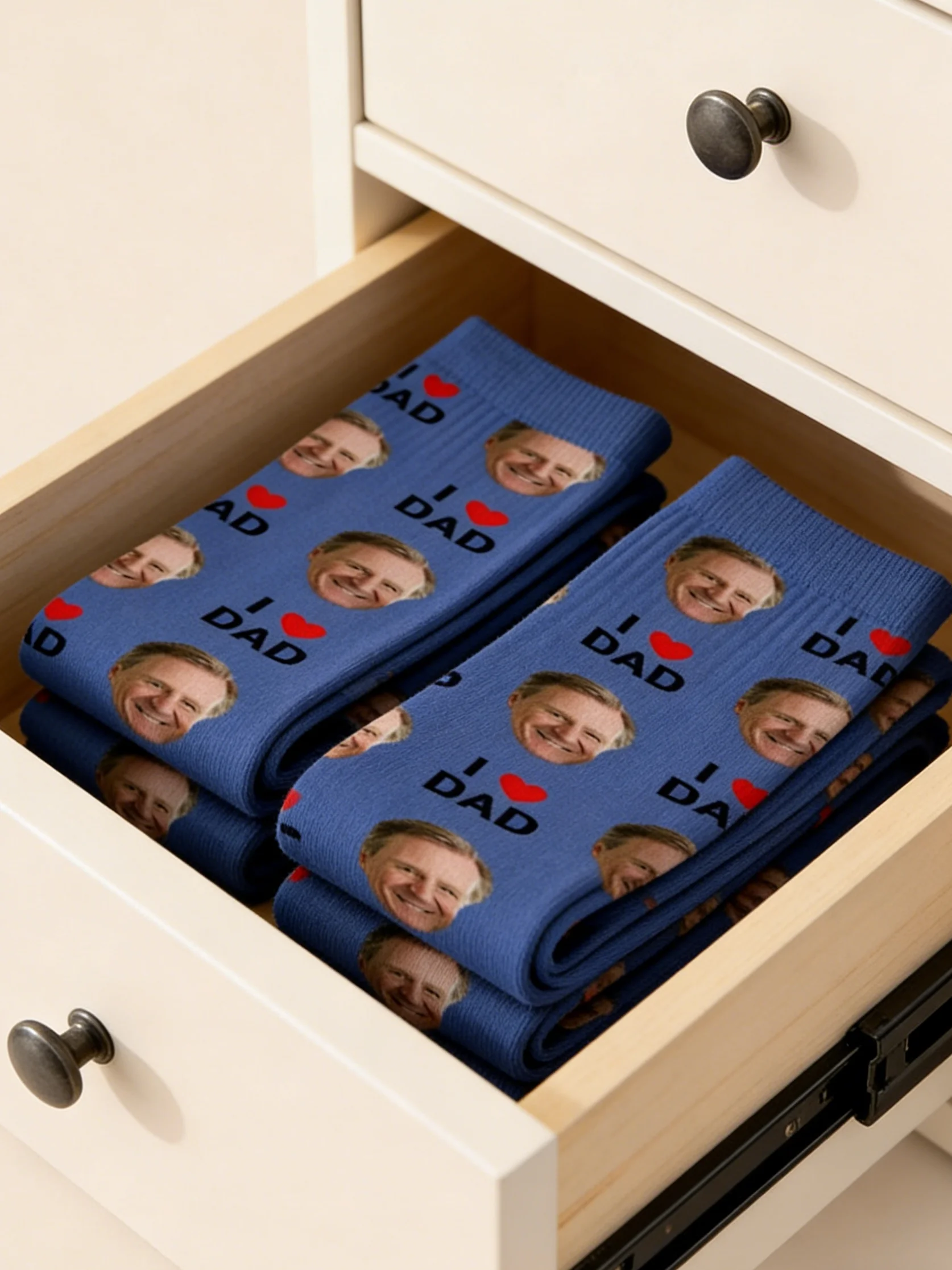 Custom Father Day Socks Custom Photo Sock Custom Printed Socks Custom Picture Socks Father Day Gift Love Gift