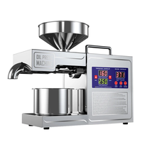110V 220V Model 304 Stainless Steel Oil Press Machine Large Capacity for Peanut,Sunflower,Sesame Seeds Easy Clean, Low Noise