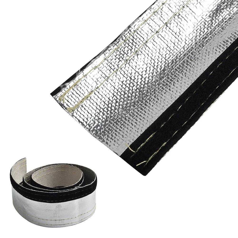 Fire Sleeve Insulated Wire Hose Wrap Loo M Tube Protect Cover 1M Inner Diameter Metallic Heat Shield Thermal Heat Shield Sleeve