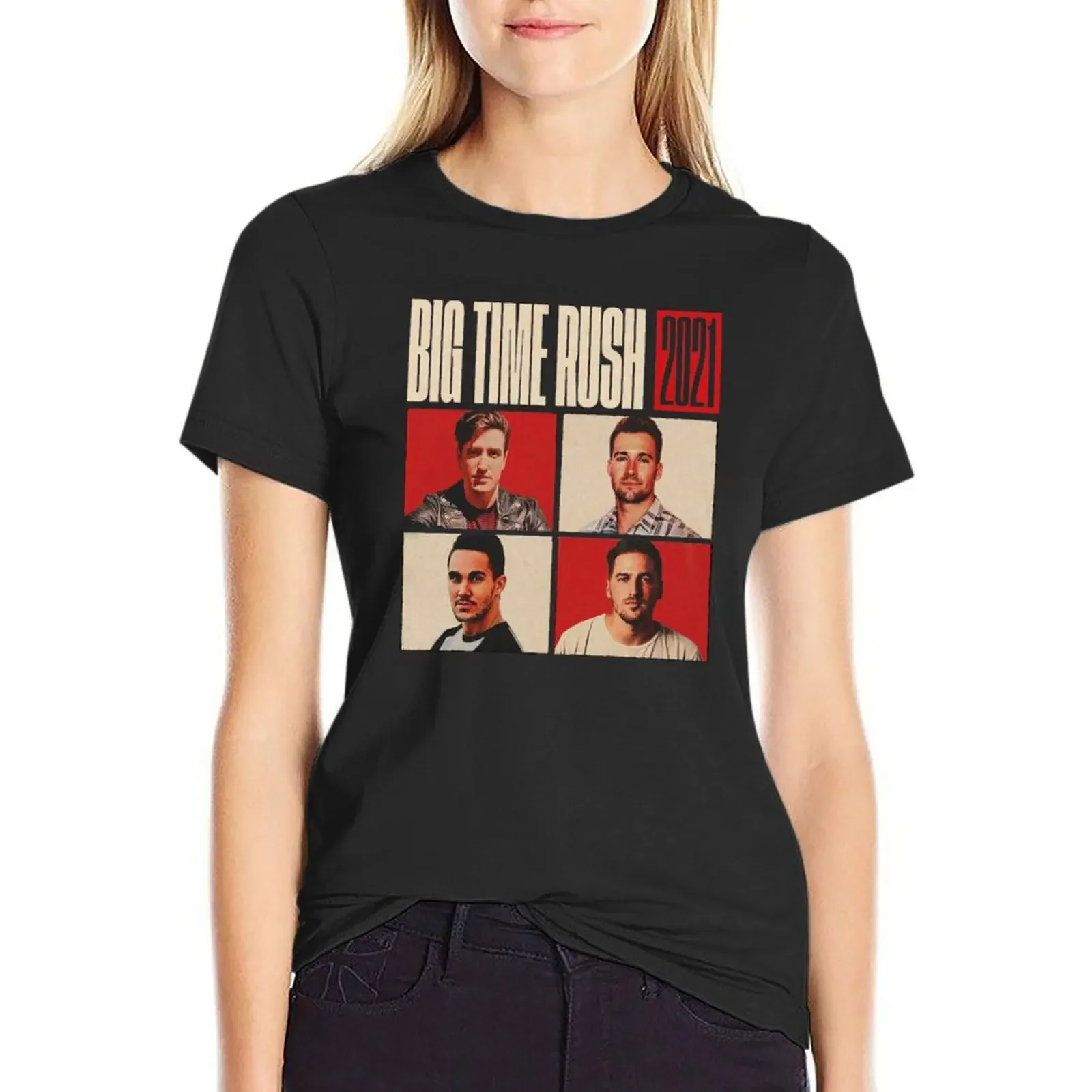 

Vintage Big Time Rush 2021 T-Shirt aesthetic clothes plain tops Women clothing
