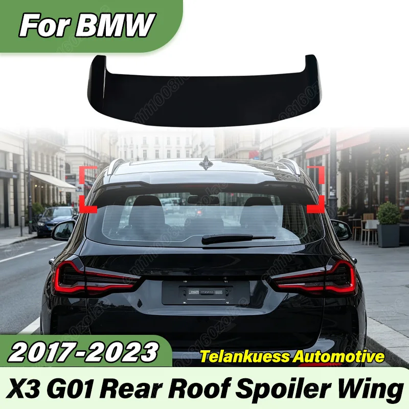 

For BMW X3 Series G01 2017 2018 2019 2020 2021 2022 2023 Automobile Darth Vader Style Top Wing ABS Rear Wing Spoiler Body Kit