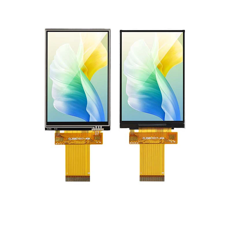 شاشة TFT LCD 3.5 بوصة دقة 320*480 ILI9488 سائق TN زاوية عرض واسعة للغاية تعمل باللمس بالسعة 40Pin