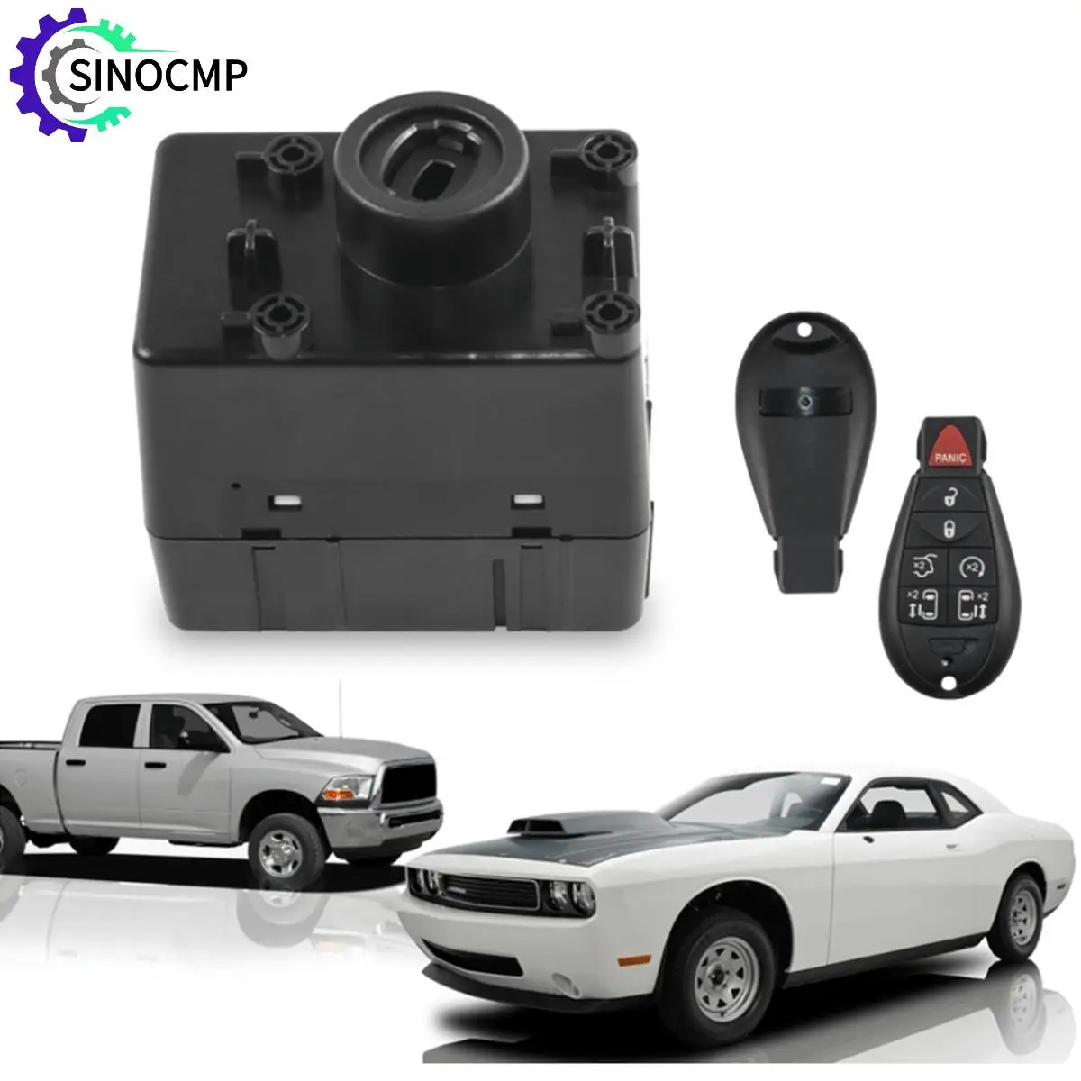 Módulo de nodo de interruptor de encendido con llaves 68210150AB 68044060AA para Jeep Grand Cherokee Commander Dodge Ram 1500 2500 3500 Chrysler 300