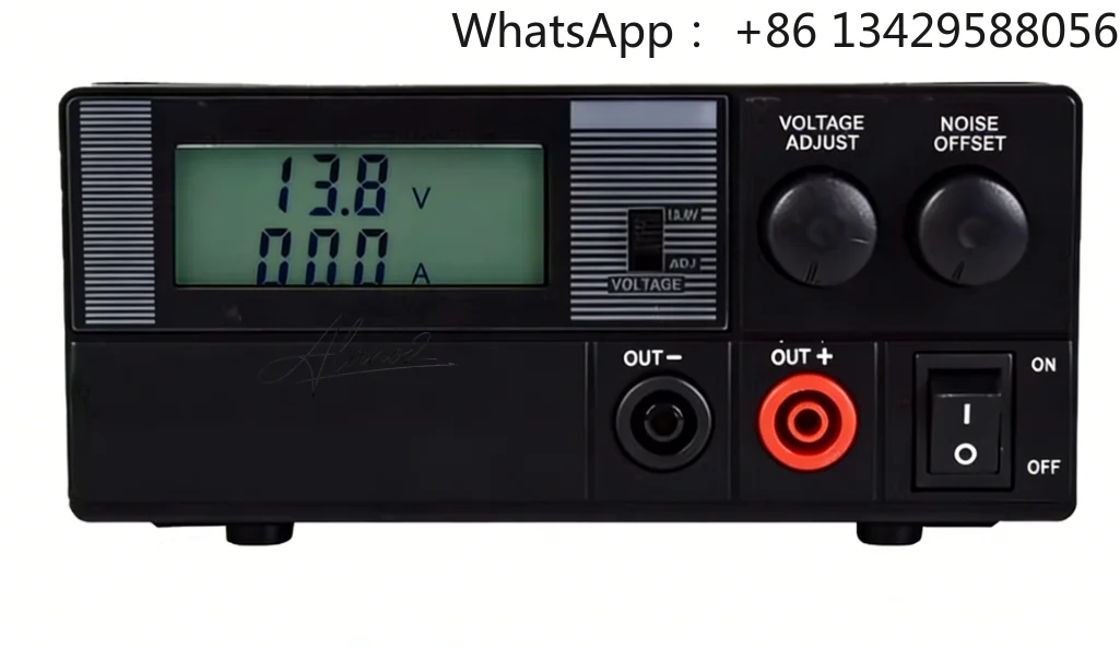 QJE PS30SWIV Power Supply 13.8V 30A Adjustable Linear Power Supply Stable DC Communication Switching Power Supply Automotive